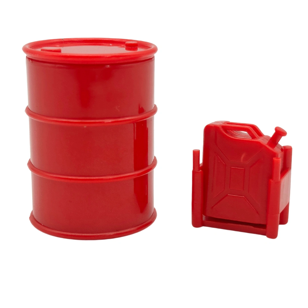 RC Crawler Fuel Tanks: 1/24 & 1/18 Scale Jerry Can & Oil Drum - Ready to Run!
